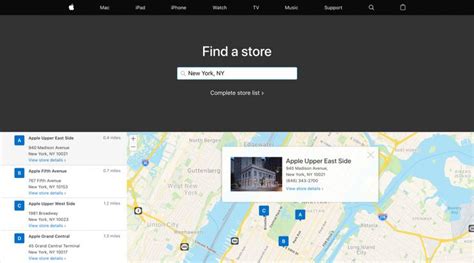 Store Locator Page .